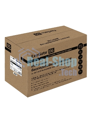 Источник бесперебойного питания ExeGate EX292803RUS SpecialPro Smart LLB-1600.LCD.AVR.2SH.3C13 1600VA/950W, LCD, AVR, 2*Schuko+3*C13, съемн.кабель, металлический корпус, черный