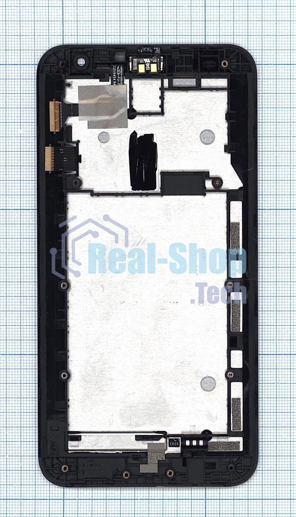 Дисплей для Asus ZenFone 2 Laser ZE551KL черный с рамкой