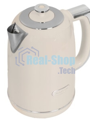 Чайник электрический Galaxy Line GL 0359 1.7 л, 2200 Вт, белый корпус: нерж.сталь/пластик