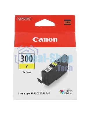 Картридж струйный Canon PFI-300 Y EUR/OCN желтый (530 стр.) для Canon imagePROGRAF PRO-300