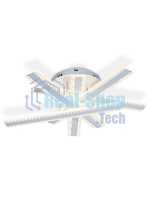 Настенно-потолочный светодиодный светильник FA8903 WH/CH белый/хром 132W 3000-6400K 620*590*150 (ПДУ РАДИО 2.4G)