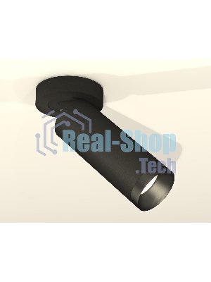 Светильник Ambrella Light XM6343201 SBK/PBK черный песок/черный полированный MR16 GU5.3 (A2229, C6343, N6131)