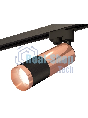 Светильник Ambrella light XT6302060 SBK/PPG черный песок/золото розовое полированное MR16 GU5.3
