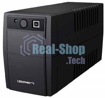 Интерактивный ИБП IPPON BACK BASIC 850 (480Вт/850ВА) 1-фазное входное напряжение, выходная мощность 850 ВА / 480 Вт, выходных разъемов: 2, разъемов с питанием от батареи: 2, интерфейсы: USB, время зарядки 6 ч.