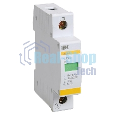 Ограничитель перенапряжения ОПС1-D 1P IEK MOP20-1-D