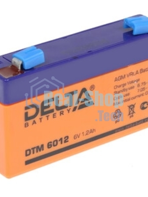 Батарея Delta DTM 6012 (1.2 А\ч, 6В) свинцово- кислотный аккумулятор