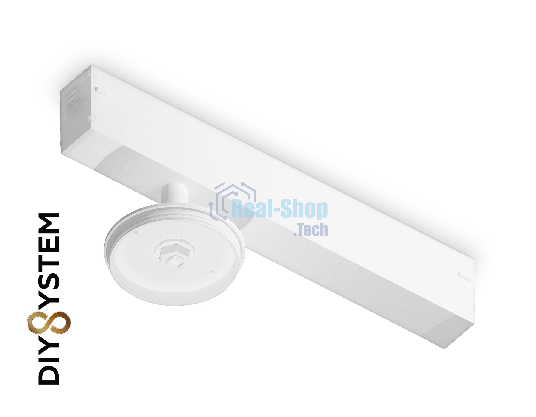 A2547 WH белый крепеж трековый для корпуса DIY D70mm 232*70*80