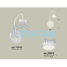 Светильник Ambrella light XB9595200 SWH/FR белый песок/белый матовый GX53 (C9595, N8412)