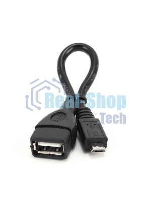 Кабель Gembird/Cablexpert AF/MicroBM, USB 2.0 OTG, 0.15м, пакет