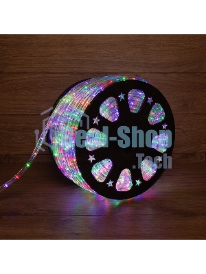 Дюралайт Neon-night LED, свечение с динамикой (3W) - мульти (RYGb), 24 LED/м, бухта 100м