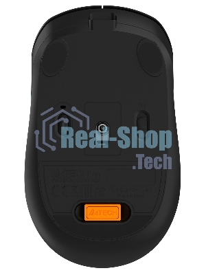 Мышь беспроводная A4Tech Fstyler FB10C черный/синий, 2000 dpi, радиоканал, Bluetooth, USB, кнопки - 4