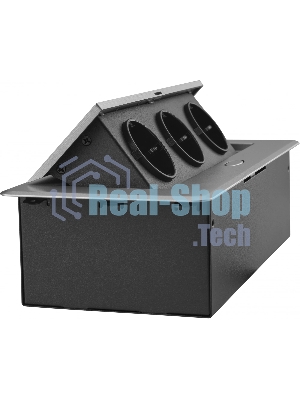Розетка Cactus CS-SOCKET-EU3-GYBK для столешницы серый (уп.:1шт)