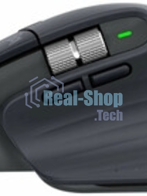 Мышь беспроводная Logitech MX Master 3s графитовый, 8000 dpi, радиоканал, Bluetooth, USB, кнопки - 7
