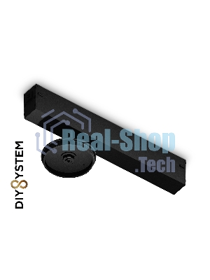 A2548 BK черный крепеж трековый для корпуса DIY D70mm 232*70*80