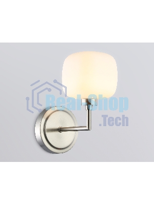 Настенный светильник Ambrella light LH53007 SN/FR сатин никель/белый матовый G9 max 40W 195*120*230