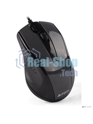 Мышь проводная A4Tech N-500FS черный, 1200 dpi, USB, кнопки - 4