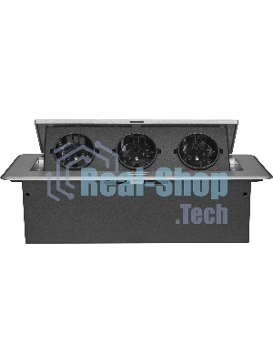 Розетка Cactus CS-SOCKET-EU3-GYBK для столешницы серый (уп.:1шт)
