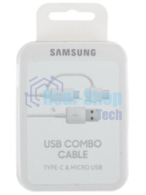 Кабель Samsung EP-DG930DWEGRU USB-microUSB/USB Type-C белый 1.5м