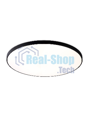Потолочный светодиодный светильник Ambrella light FZ1227 BK черный IP44 43W 4200K D455*60 (Без ПДУ)