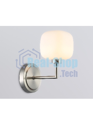 Настенный светильник Ambrella light LH53007 SN/FR сатин никель/белый матовый G9 max 40W 195*120*230