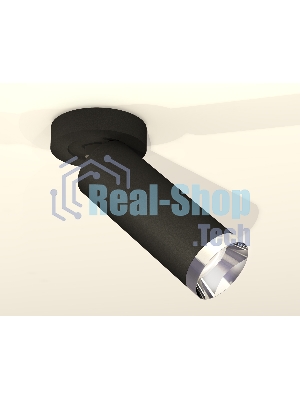 Светильник Ambrella Light XM6343202 SBK/PSL черный песок/серебро полированное MR16 GU5.3 (A2229, C6343, N6132)