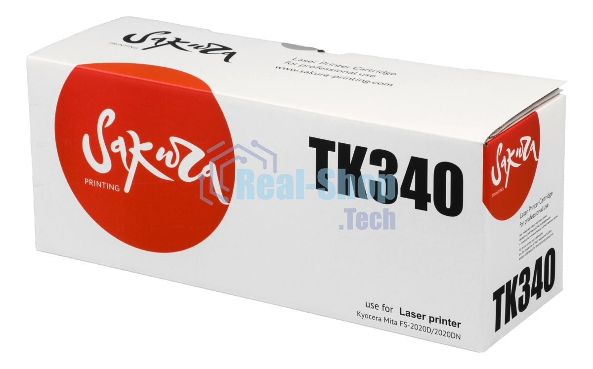 Картридж лазерный Sakura TK340/341/342/343/344 для Kyocera Mita FS-2020D/2020DN, черный, 12000 к.