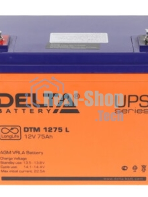 Батарея для ИБП Delta DTM 1275 L (12V, 75Ah)