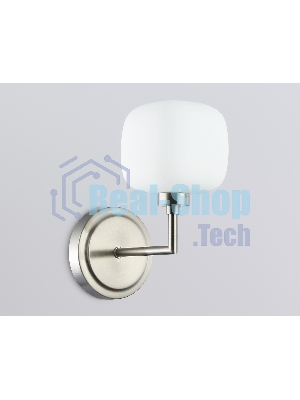 Настенный светильник Ambrella light LH53007 SN/FR сатин никель/белый матовый G9 max 40W 195*120*230