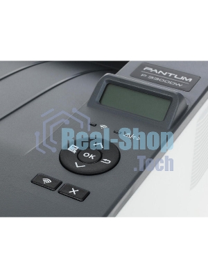 Принтер лазерный PANTUM P3300DW, A4, ч/б, печ. до 33 стр/мин., 1200 x 1200 dpi, RJ-45, Wi-Fi, NFC, проектная модель