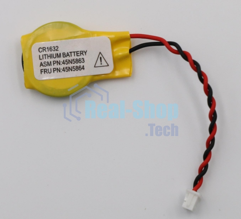 Батарейка CMOS CR1632 с коннектором, 3 В