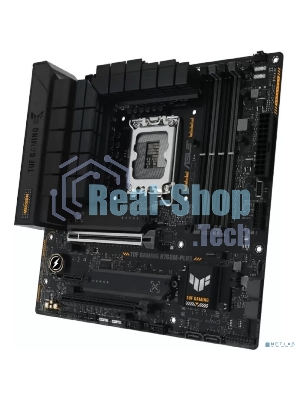 Материнская плата ASUS TUF GAMING B760M-PLUS, LGA 1700, Intel B760, 4xDDR5, 4xSATA, 2xM.2, 1xPCIe 5.0 x16, 1xPCIe 4.0 x4, 1xPCIe x1, 2xUSB-A 3.2 Gen 2, 3xUSB-A 3.2 Gen 1, 2xUSB 2.0, 1xUSB-C 3.2 Gen 2x2, 1x2.5Gb LAN, 5x3.5 мм, 7.1, mATX