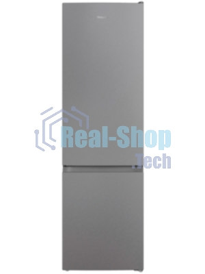 Холодильник Hotpoint HT 5200 C S серебристый двухкамерный 240/83л морозилка снизу, No Frost