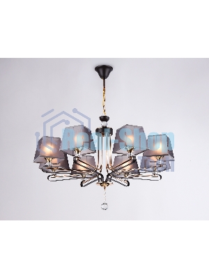 Светильник Ambrella light TR4618/8 CF/FGD кофе/золото E27/8 max 40W D760*810