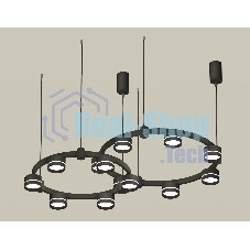 Светильник Ambrella light XR92091005/13 SBK/FR черный песок/белый матовый GX53 (A9209, C9238, C9232, N8462)