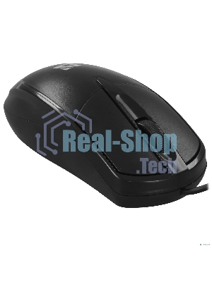 Мышь проводная Defender Trace MB-989 черный, 1000 dpi, USB, кнопки - 3