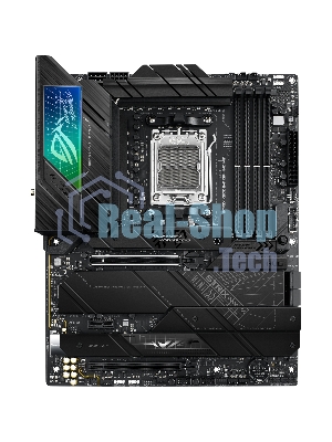 Материнская плата ASUS ROG STRIX X670E-F GAMING WIFI, AM5, AMD X670, 4xDDR5, 4xSATA, 4xM.2, 1xPCIe 5.0 x16, 1xPCIe 4.0 x4, 1xHDMI, 1xDP, 1x 2.5Gb LAN, 2xUSB-C 3.2 Gen 2, 2xUSB-C 3.2 Gen 2x2, 2xUSB-A 2.0, 7xUSB-A 3.2 Gen 2, 5x3.5 мм, 7.1, ATX