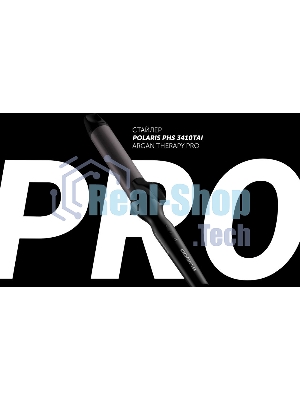 Щипцы для завивки волос Polaris PHS 3410TAi Argan Therapy PRO черный, 34 мм, 220 °C, 6 режимов