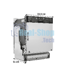 Встраиваемая посудомоечная машина Bosch SMV25EX02E, 59.8 см, 13 компл., 48 дБ, класс E