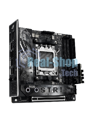 Материнская плата ASUS ROG STRIX X870-I GAMING WIFI, AM5, AMD X870, 2xDDR5, 2xSATA, 2xM.2, 1xPCI-E 5.0 x16, 1xHDMI, 2xUSB-C USB4, 1xUSB-C 10Gbps, 4xUSB-A 10Gbps, 1x 2.5Gb LAN, 2x3.5 мм, Mini-ITX