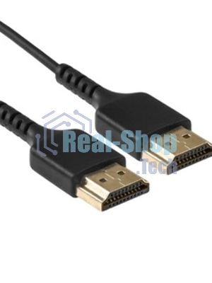 Кабель HDMI C-HM-HM-0.5M Wize,0.5 м, v.2.0, 19M/19M, позол.разъемы, экран, черный, пакет