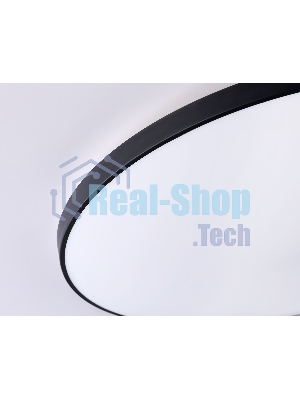 Потолочный светодиодный светильник Ambrella light FZ1227 BK черный IP44 43W 4200K D455*60 (Без ПДУ)