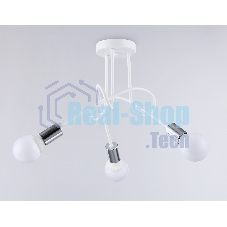 Светильник Ambrella light TR80414/3 WH/CH белый/хром E27/3 max 60W D670*370