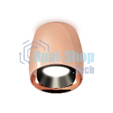 Светильник Ambrella Light XS1144001 PPG/PBK золото розовое полированное/черный полированный MR16 GU5.3 (C1144, N7031)