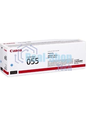Картридж лазерный Canon 055 C (3015C002) голубой (2100 стр.) для Canon i-SENSYS серий MF740, LBP660.