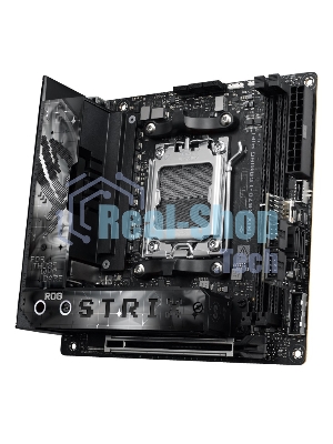 Материнская плата ASUS ROG STRIX X870-I GAMING WIFI, AM5, AMD X870, 2xDDR5, 2xSATA, 2xM.2, 1xPCI-E 5.0 x16, 1xHDMI, 2xUSB-C USB4, 1xUSB-C 10Gbps, 4xUSB-A 10Gbps, 1x 2.5Gb LAN, 2x3.5 мм, Mini-ITX