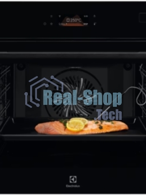 Духовой шкаф Electrolux COB8S39WZ с паром SteamBoost,черный цвет, сенсорное управление, электронное регулирование времени и температуры, будильник, таймер отключения, отложенный старт, подсказка оптимальной температуры, хромированные направляющие из нержавеющей стали Easy Entry , телескопические направляющие (1 ур) с изменением высоты установки, 3 стекла, очистка паром, термощуп, плавное закрытие дверцы SoftClosing, пр-во Германия