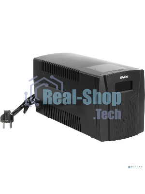 Источник бесперебойного питания UPS Sven Pro 1500 (1000 WA, LCD, USB, RG-45, 3 евро розетки)