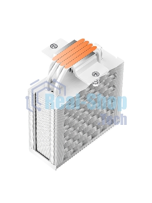 Кулер для процессора PCCooler RZ400 V2 WH белый 120мм алюминий+медь 2000rpm 32db 4-pin 230W 155мм