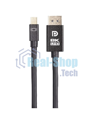 Кабель 1.4V Mini DisplayPort M <--> DisplayPort M 1,8м 4K@120HZ 8K@60HZ Telecom (TA683M-1.8M)