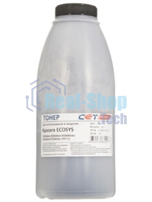 Тонер CET PK11 CET8857B-300 черный бутылка 300гр. для принтера Kyocera ECOSYS M2135dn/2735dw/2040dn/2640idw/P2235dn/P2040dw